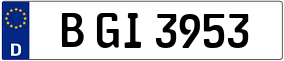Truck License Plate
